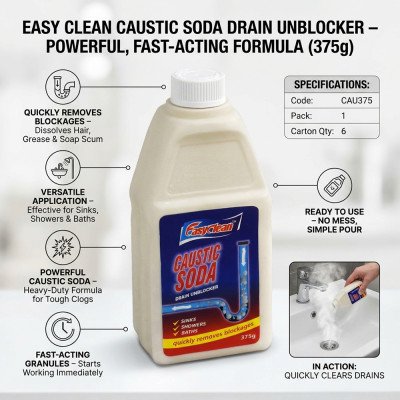 Easy Clean Caustic Soda 375Gm