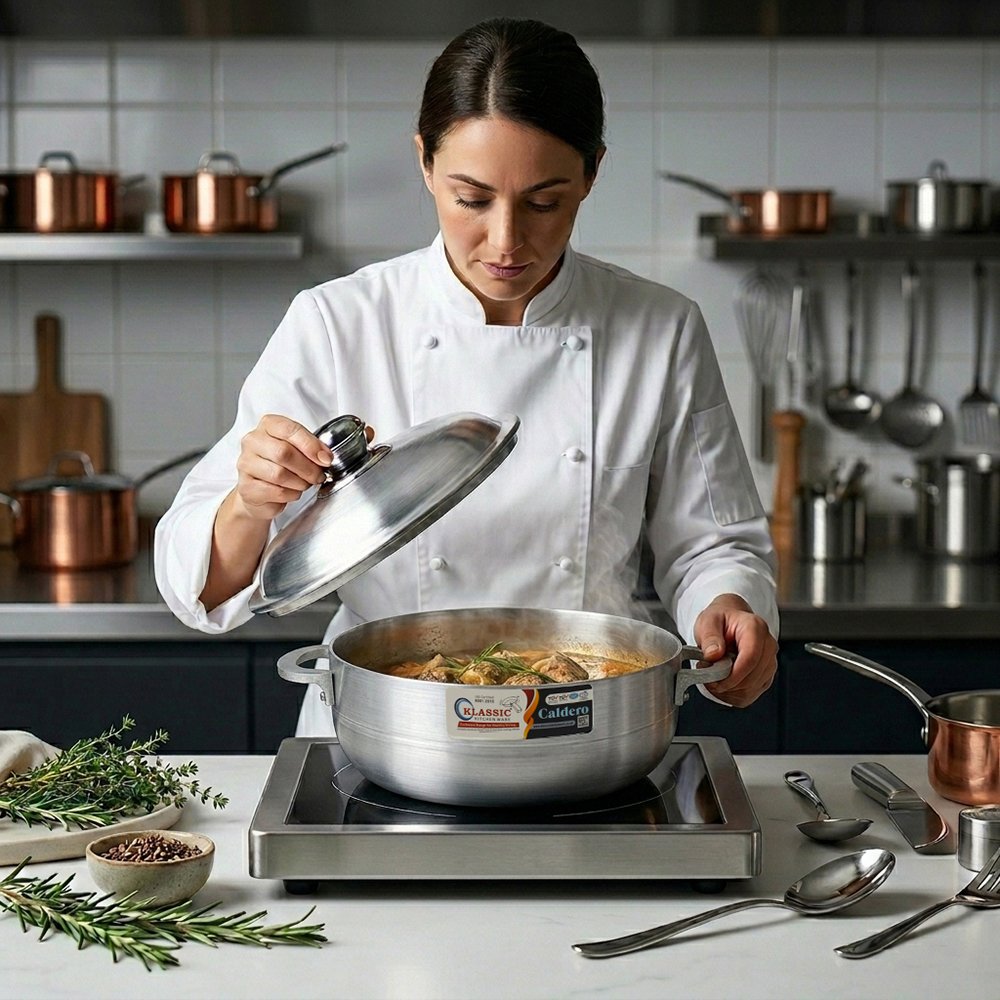 Klassic Caldero Aluminium Casserole Pot 24cm