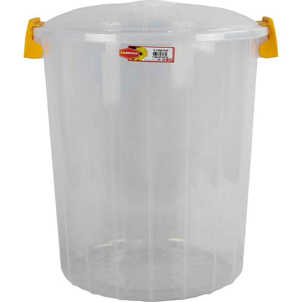 Clear 50L Food Storage Lock Bin