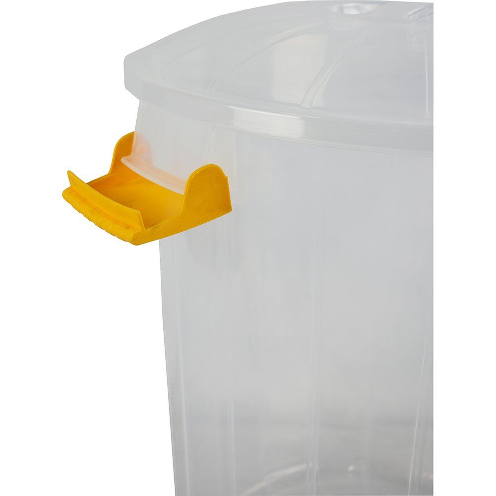 Clear 50L Food Storage Lock Bin