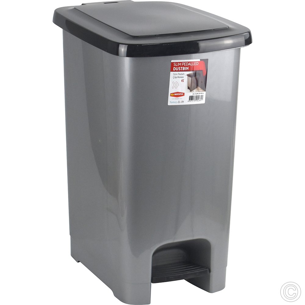 Slim Pedal Bin Plastic 60L