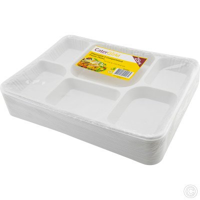 Reusable Plastic Tray 6CP 25 Pack