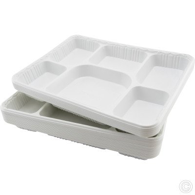 Reusable Plastic Tray 6CP 25 Pack