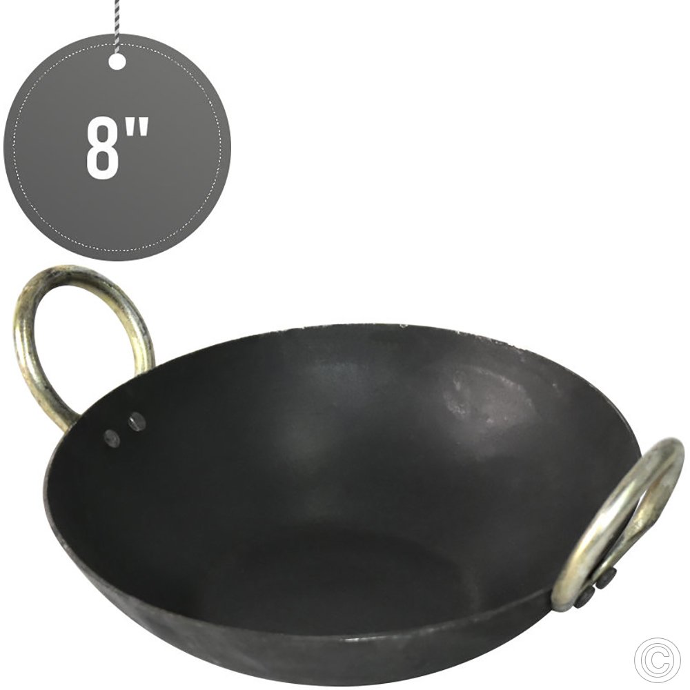 Black Iron Kadai (WOK) 8