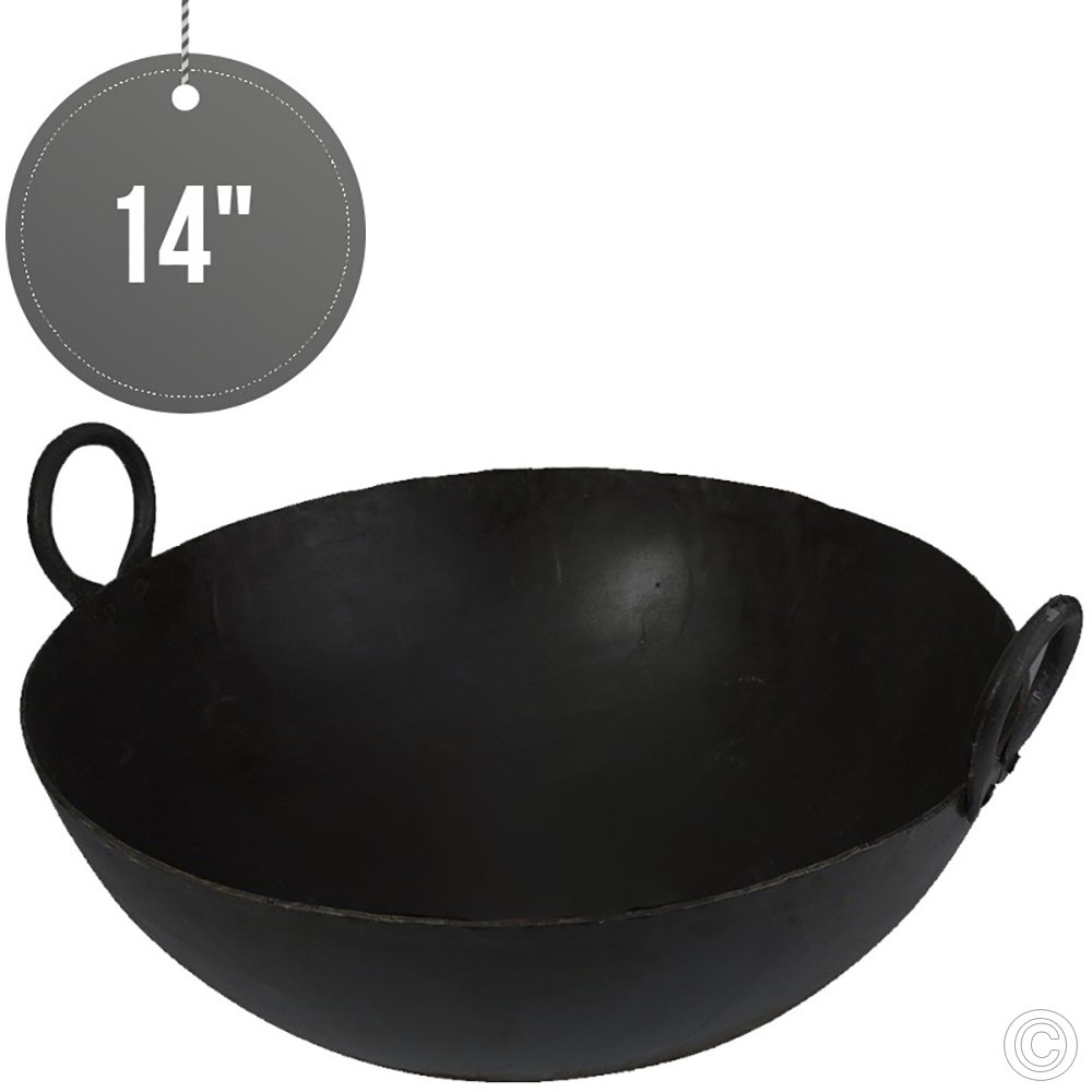 Black Iron Kadai (WOK) 14