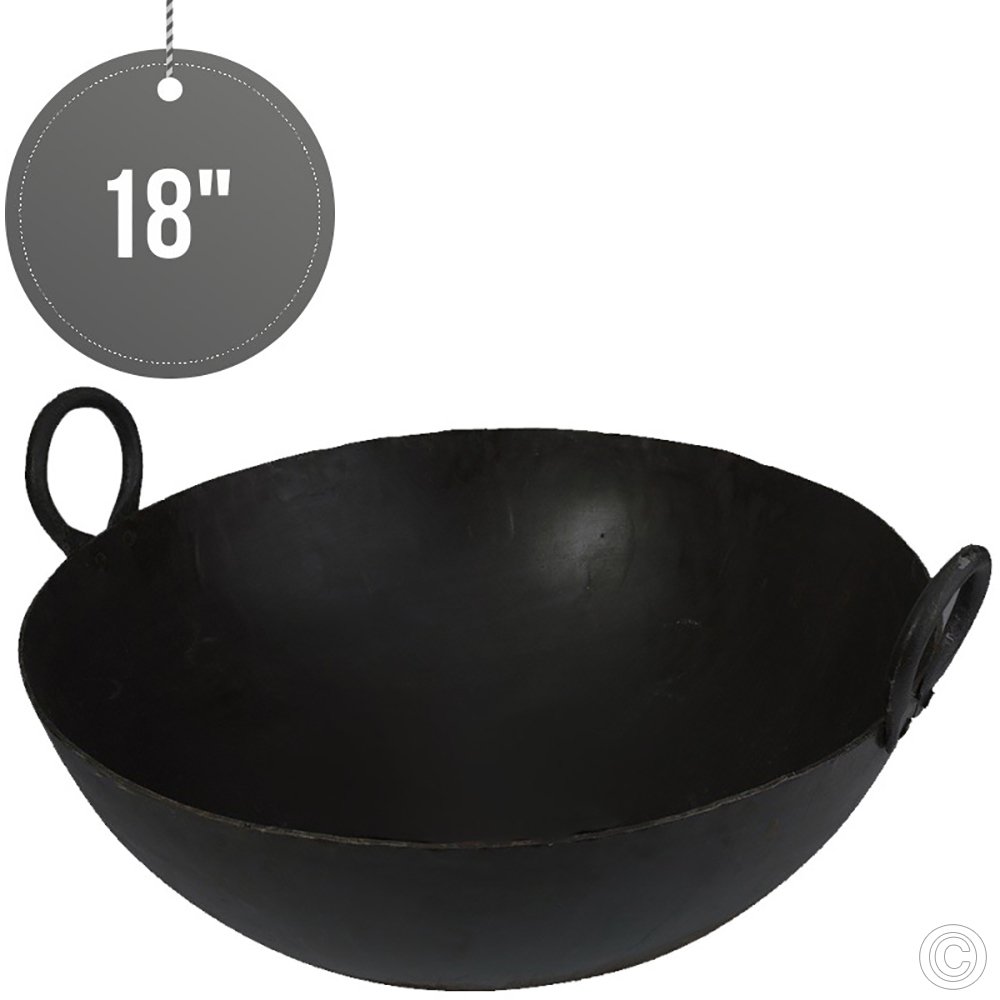 Black Iron Kadai (WOK) 18