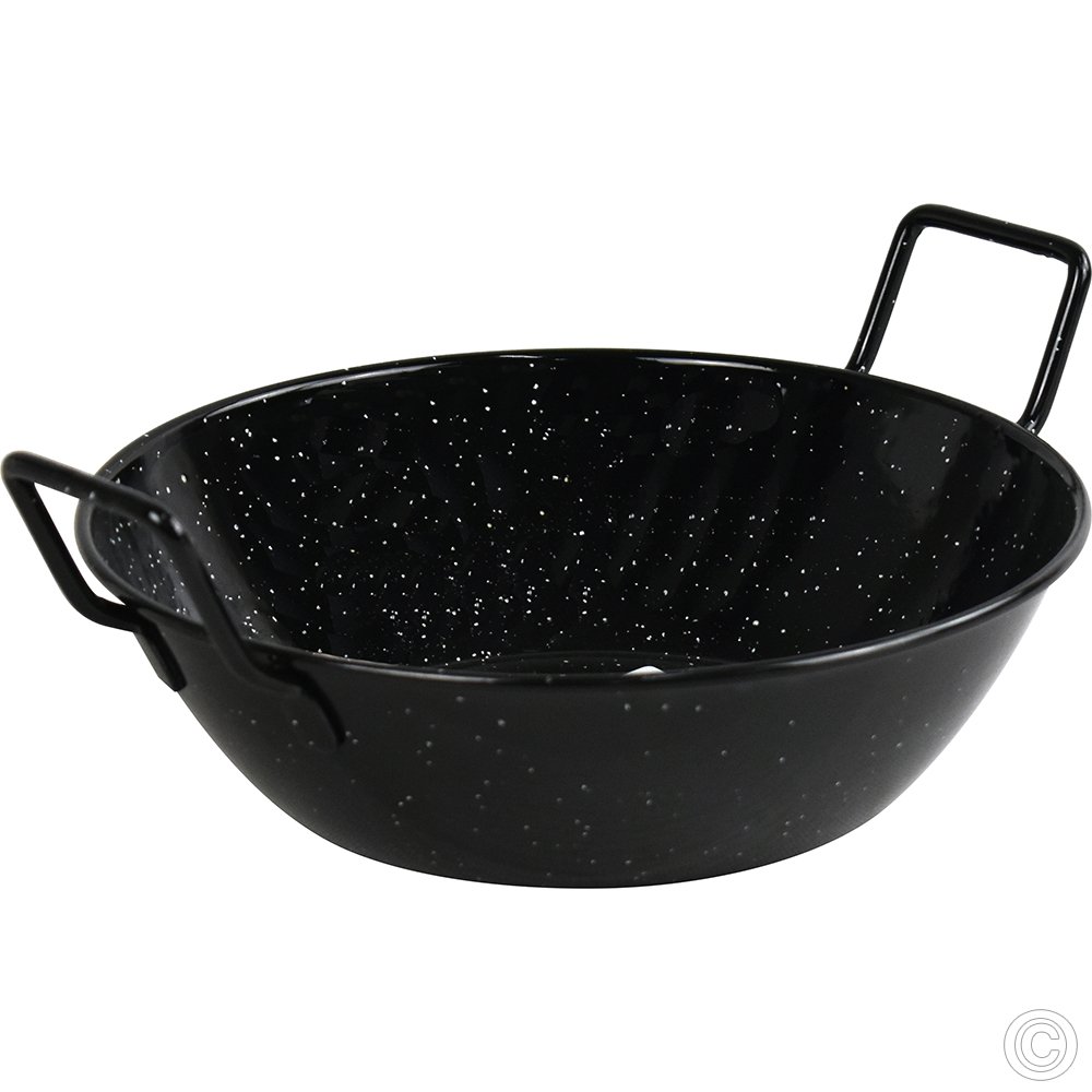 Non Stick Deep Enamel Wok 24cm