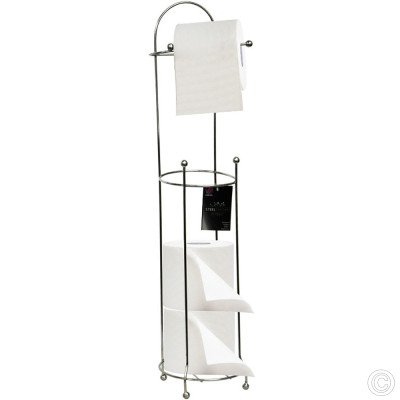Stainless Steel Wire Toilet Roll Holder 65 x 17 cm