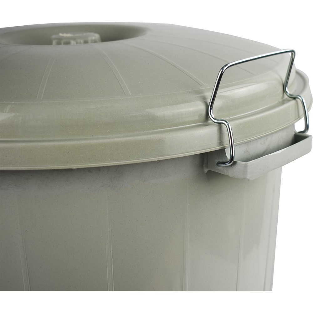 Lock Bin With Lid 50 L Grey