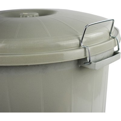 Lock Bin With Lid 50 L Grey