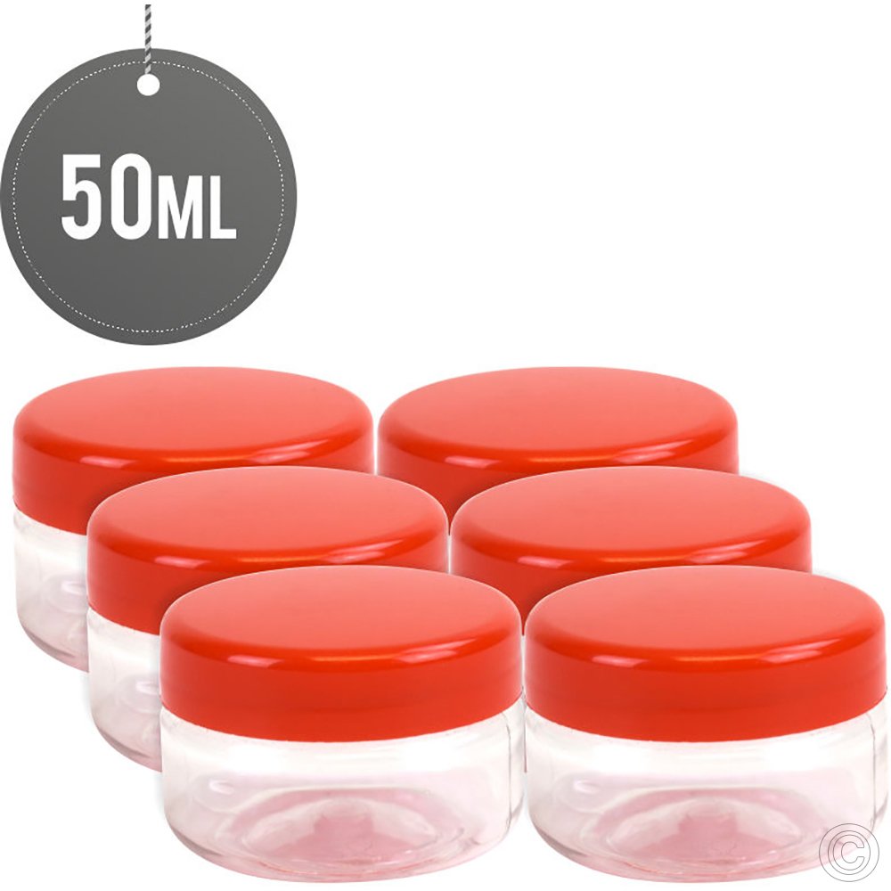 Pet Jar 50 ML 6 Pack 