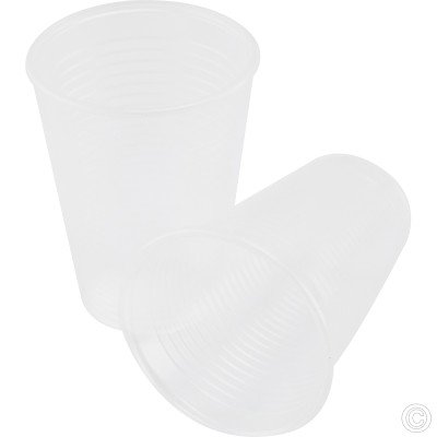Reusable Plastic Cups 7oz 100 Pack Clear