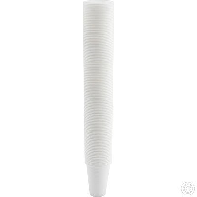 Reusable Plastic Cups 7oz 100 Pack White
