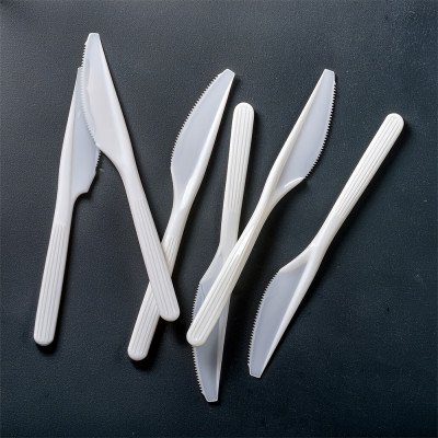 Reusable Plastic Knife White 100s