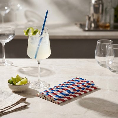 Compostable Paper Straws 6MM x 190MM 50 Pack