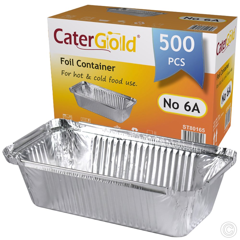 HorecaGold No 6A Foil Container 500 Pack