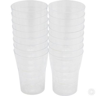 Reusable Shot Glass Clear 50ml 16 Pack