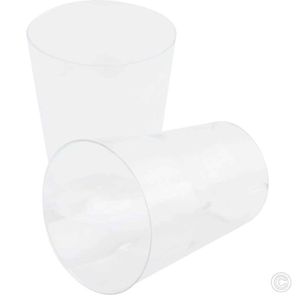 Reusable Shot Glass Clear 50ml 16 Pack