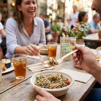 Compostable Wooden Forks 50 Pack