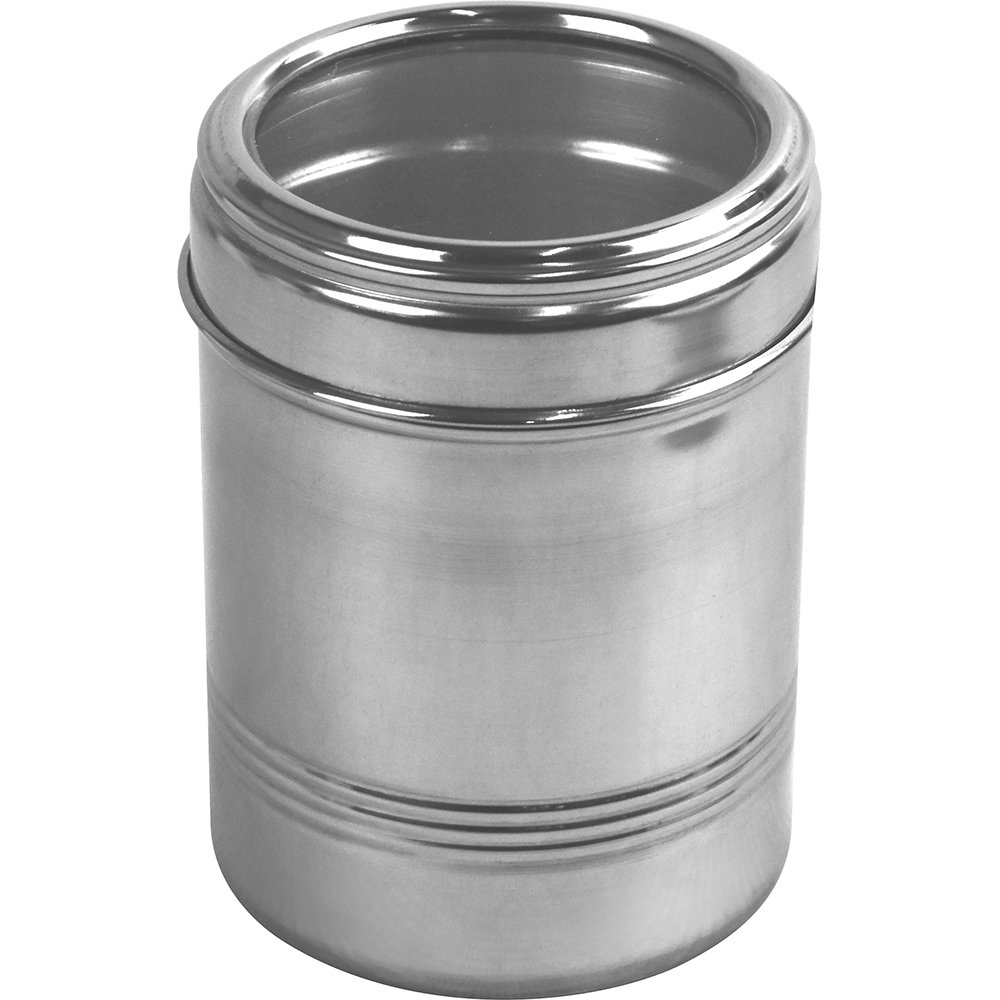Stainless Steel Clear Canister 9.4x12.5cm