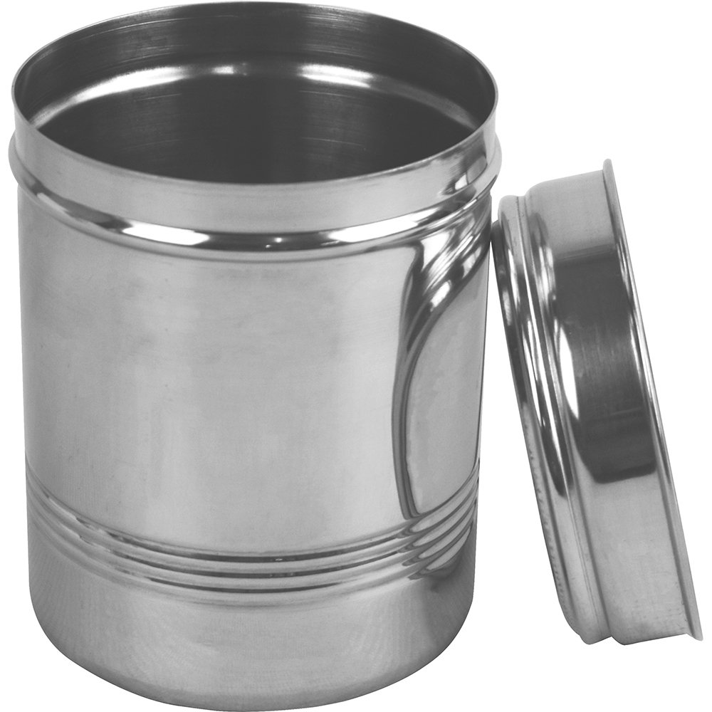 Stainless Steel Clear Canister 9.4x12.5cm
