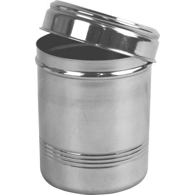 Stainless Steel Clear Canister 12.5x16.8cm
