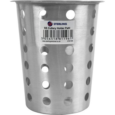 Stainless Steel Cutlery Holder Patti 11x13cm