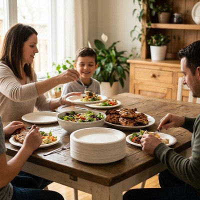 Compostable Bagasse Plates 10