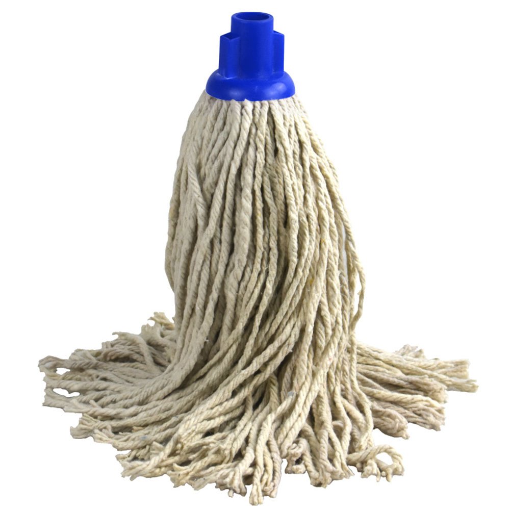 Super Jumbo Cotton Mop PY20 With Plastic Socket Blue