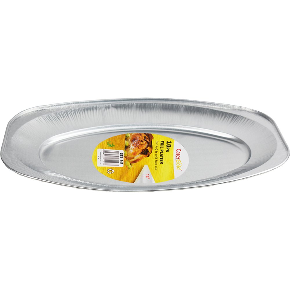 Heavy Duty Foil Platter 14