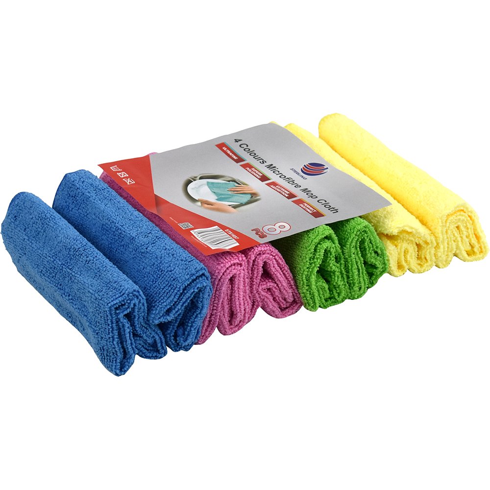 Micro Fibre Mop Cloth 8 Pack
