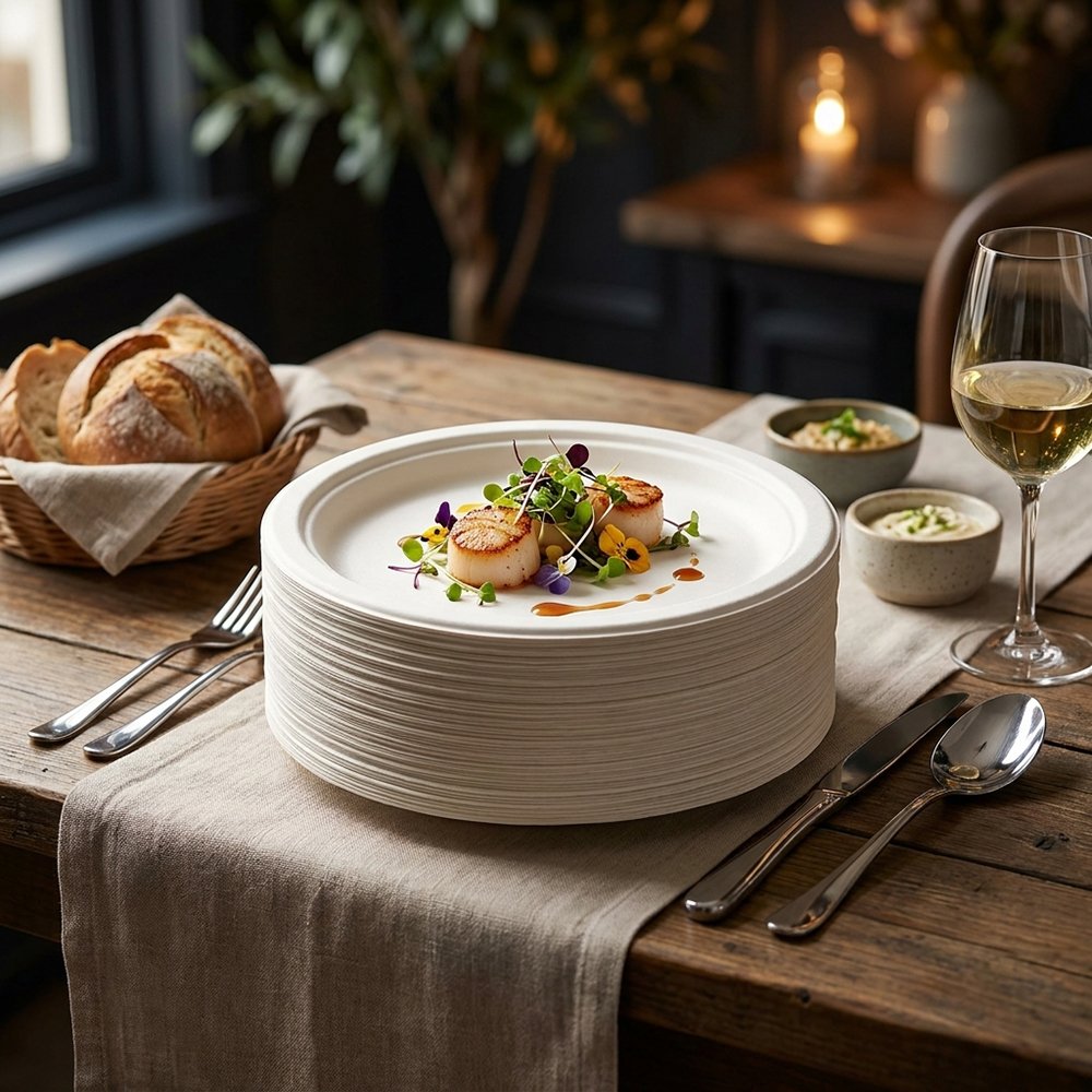 Compostable Bagasse Plates 9