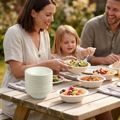 Compostable Bagasse Bowl 12oz 100 Pack