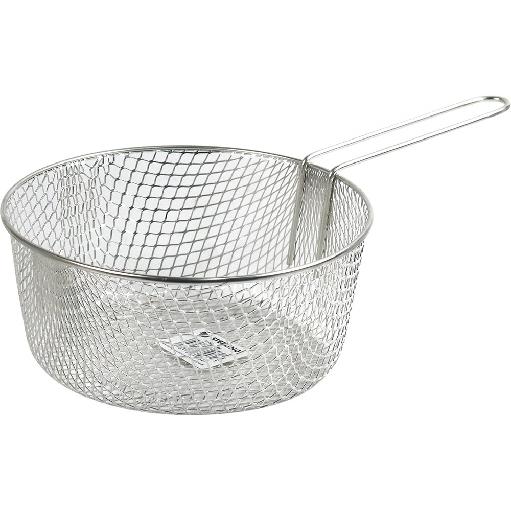 Chip Basket Round With Long Handle 9