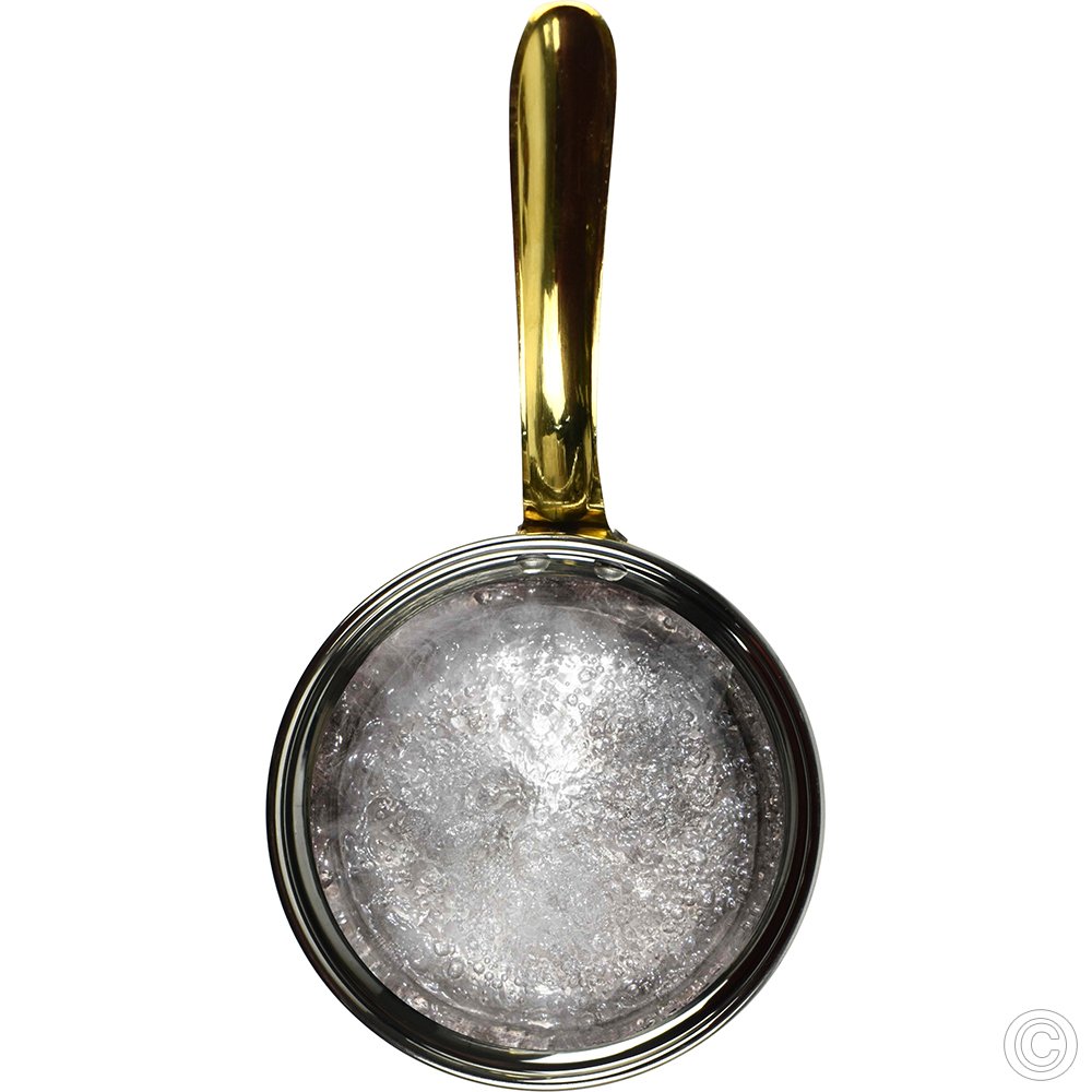 Copper Steel Sauce Pan w/Brass Handle No1 300 ml