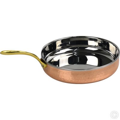 Copper Steel Fry Pan W/Brass Handle No3 850 ml