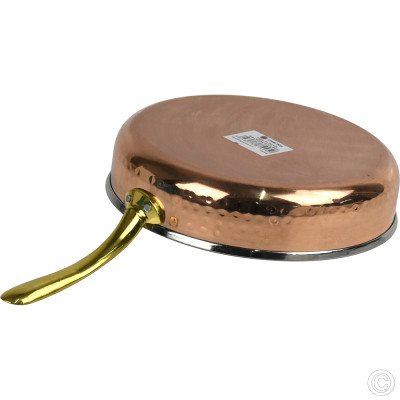 Copper Steel Fry Pan W/Brass Handle No3 850 ml