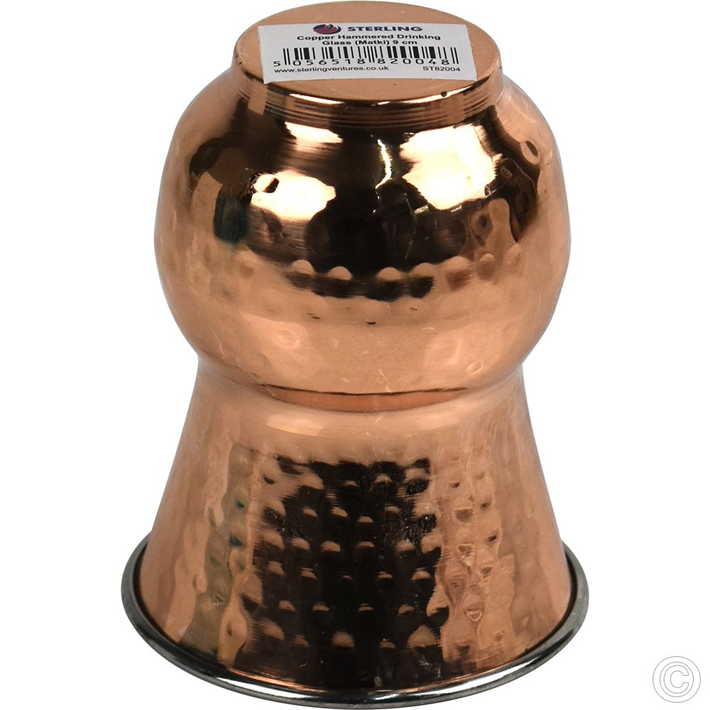 Copper Steel Matki Glass