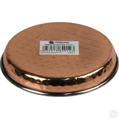 Copper Steel Desert / Halwa Plate