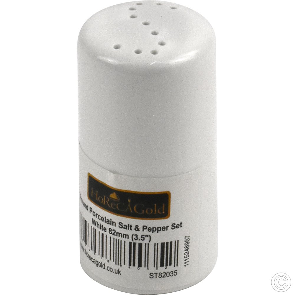 Porcelain Salt & Pepper Shaker 82mm 3.5