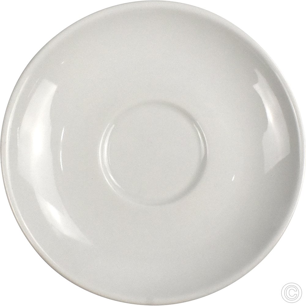 Porcelain Saucer 125mm White 