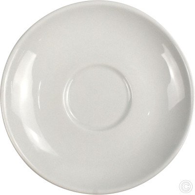 Porcelain Saucer 125mm White 