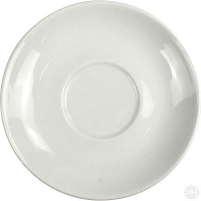 Porcelain Large Saucer 141mm White