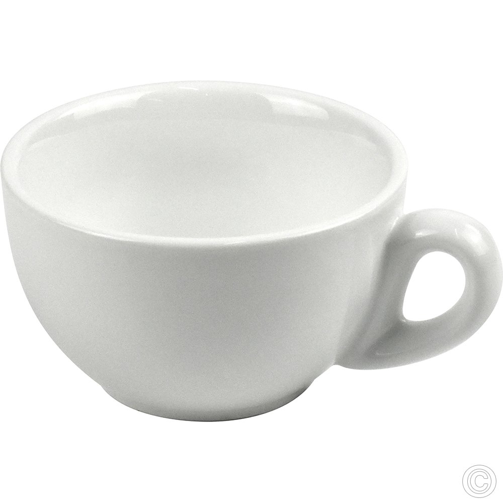 Porcelain Cappuccino Cup 300ml 10oz White 