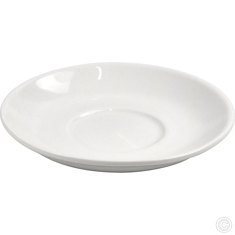 Porcelain Large Saucer 150mm White 