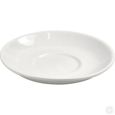 Porcelain Large Saucer 150mm White 