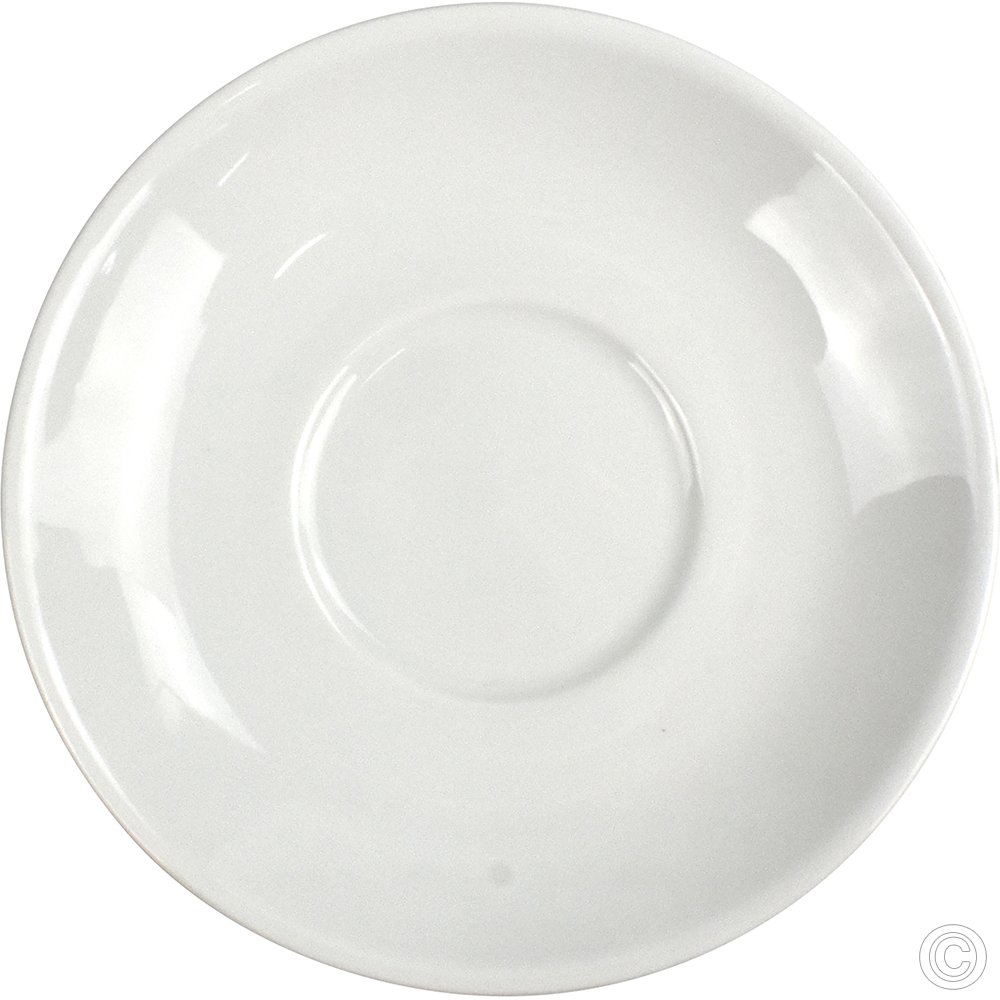 Porcelain Large Saucer 150mm White 