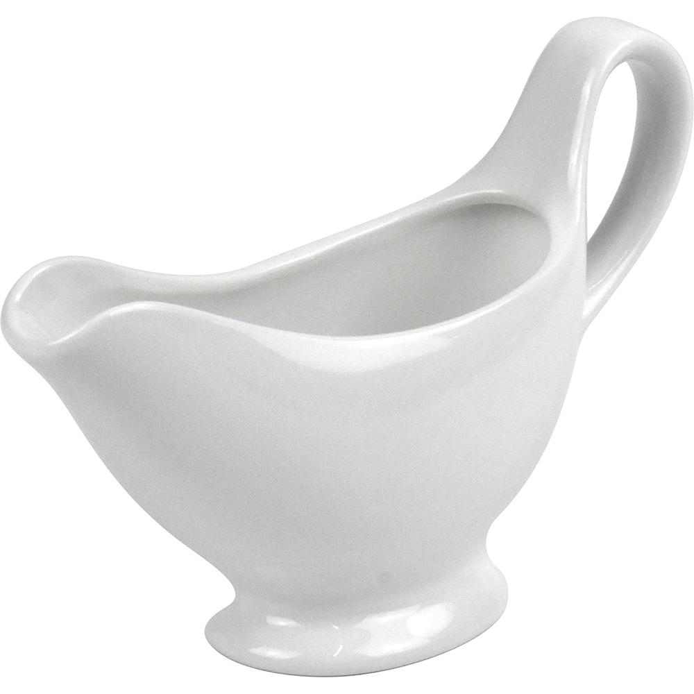 Porcelain Sauce Boat 225ML 8Oz White