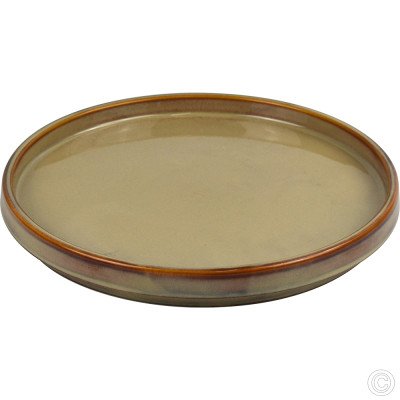 Porcelain Straight Edge Plate 280MM 11