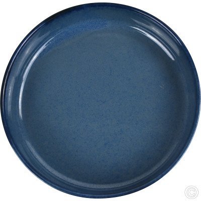 Porcelain Round Stacking Tray 450ML 18Oz Reactive Glaze Blue